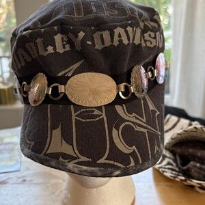 Harley-Davidson Black Hat with Silver Details